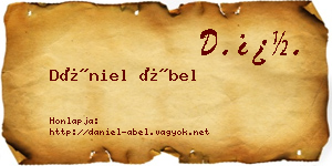 Dániel Ábel névjegykártya